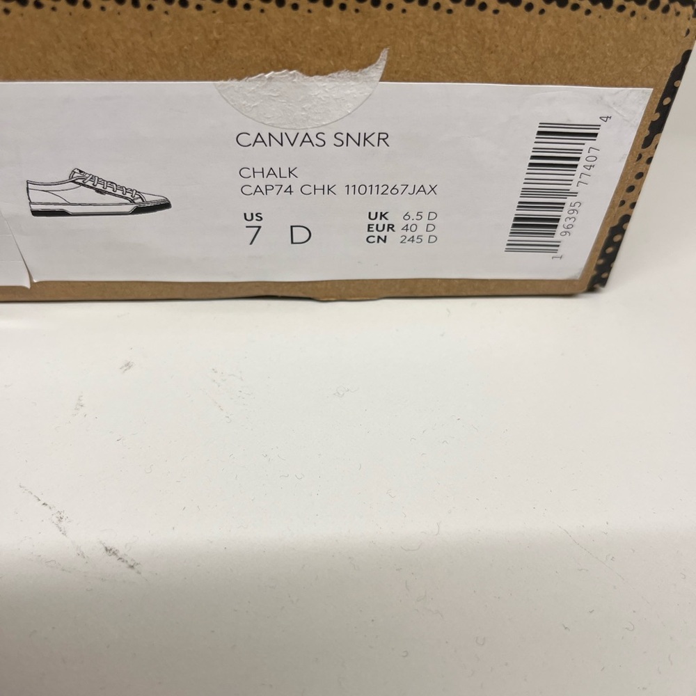 Men's Coach Canvas Sneaker In Signature Jacquard chalk Chalk CAP 74 new - Picture 10 of 12